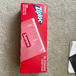 Supreme zip lock bags brand new